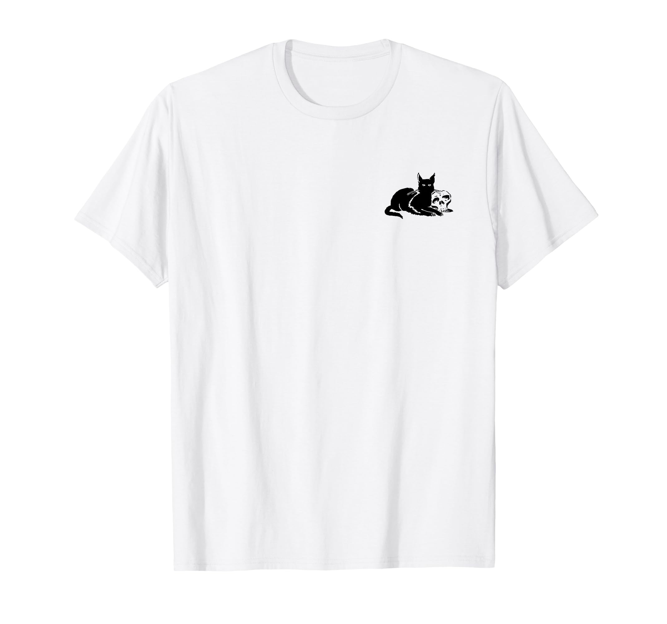 Amazon | 猫(背面プリントグラフィック) Tシャツ | Tシャツ